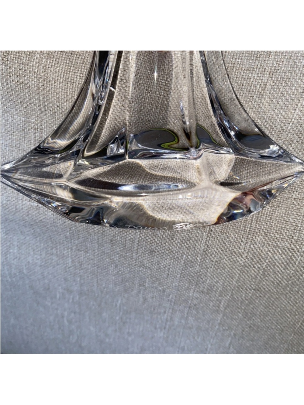 Clear Glass Decorative Sailboat Accent - Elegant Home Accent - Picture 6 of 16